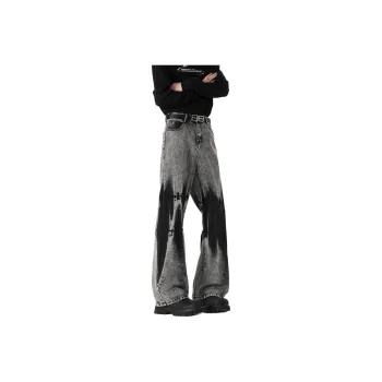 VIPGOOSE Jeans Unisex Black