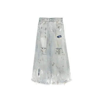 Vetements Trashed Big Shape Jeans