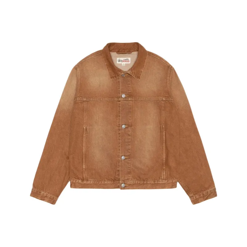 Stussy Trucker Jacket Vintage Denim-0