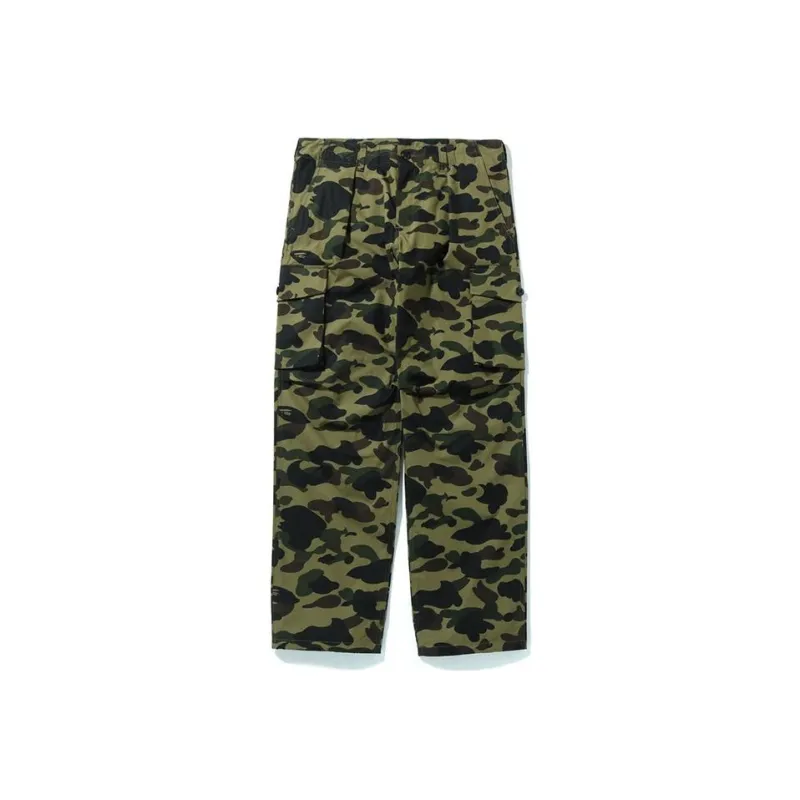 Bape 1st Camo Wide Fit 6 Pocket Pants-0