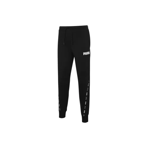 PUMA Knitted Sports Pants Men's Black