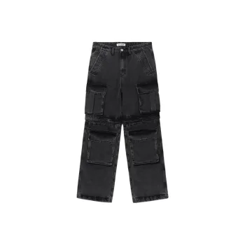 EGO FETCH SS24 Series Jeans Unisex Black