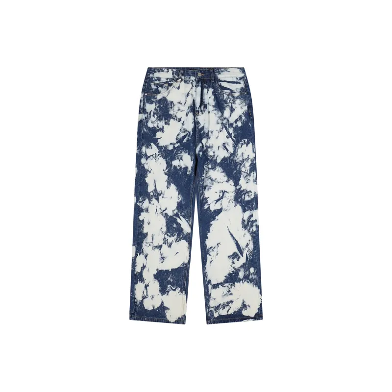 Pious Faith X RARS RAIKS RARS RAIKS X Pious Faith Jeans Unisex Blue-0