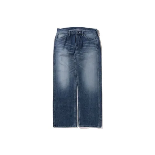A BATHING APE Head Relaxed Fit Denim