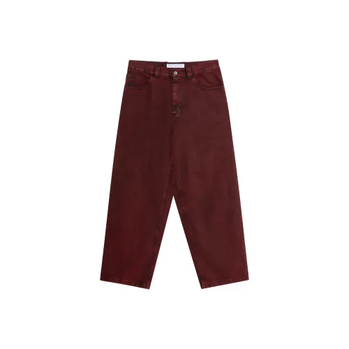 POLAR SKATE CO Big Boy Jeans Unisex Dark Red