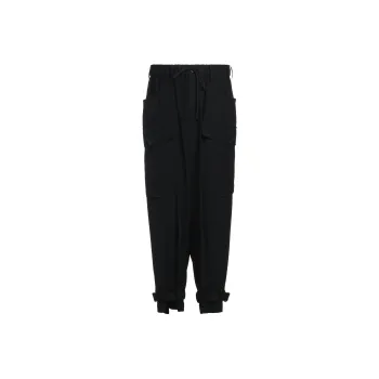 Yohji Yamamoto S'YTE SS24 Cargo Pants Unisex Black