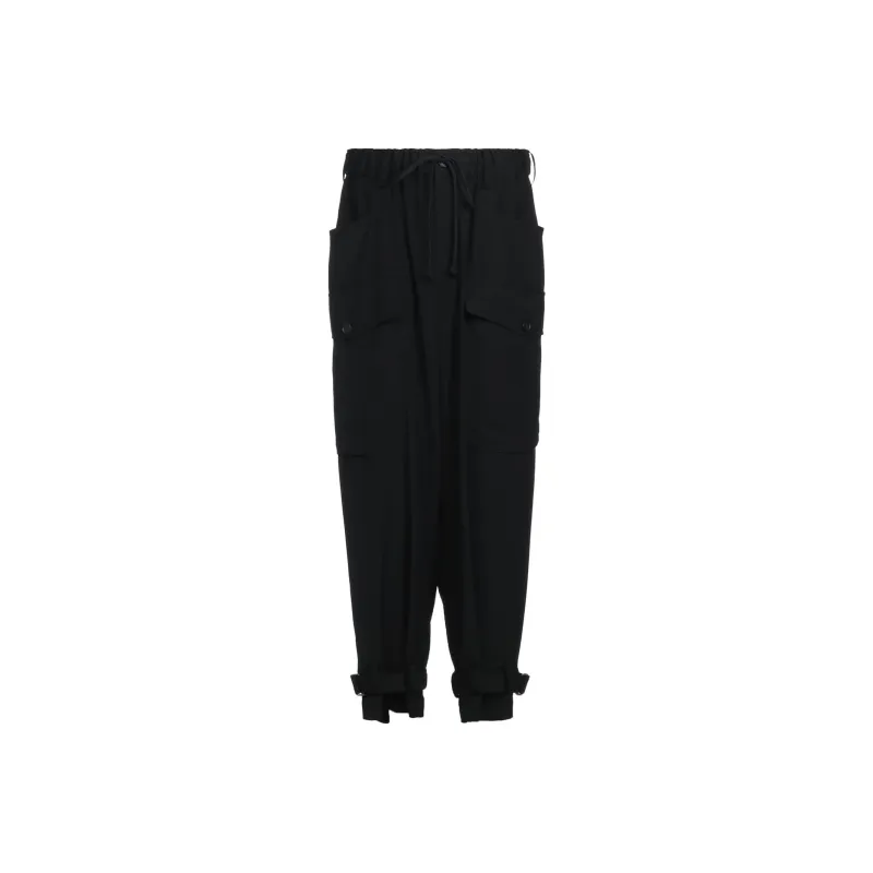 Yohji Yamamoto S'YTE SS24 Cargo Pants Unisex Black-0