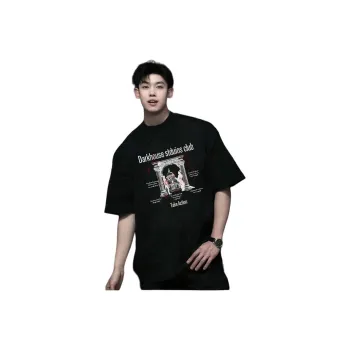 DARK HORSE T Shirt High Street Couple Crew Neck Short Sleeved Men's Unisex