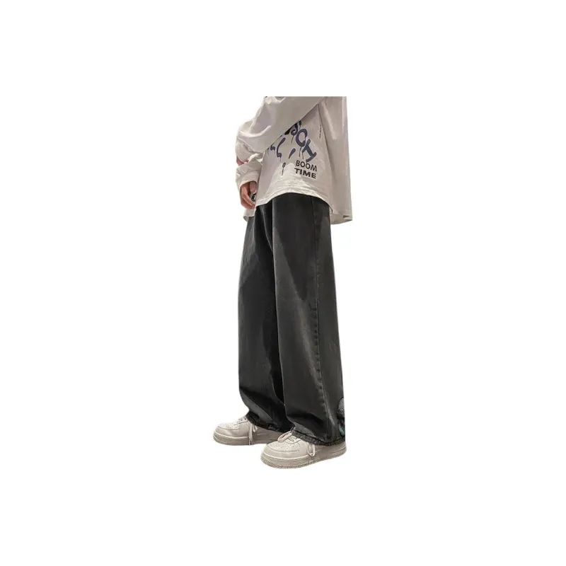 WELTER EXPERIMENT Jeans Unisex Black Gray Color-0
