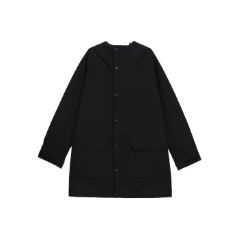 UNIQLO Trench Coat Unisex Black