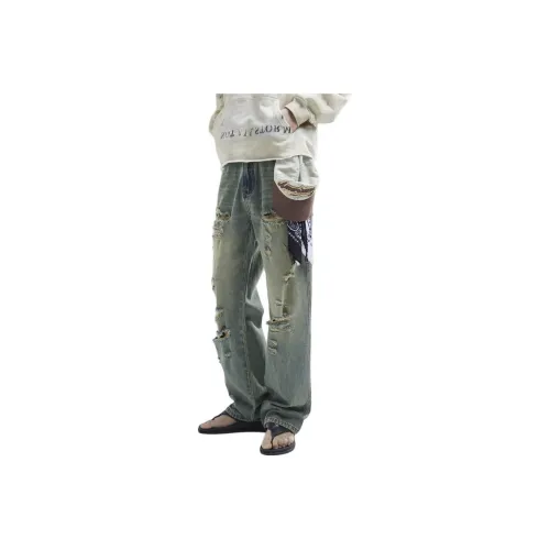 AHAH Summer Jeans Loose Fit Men's