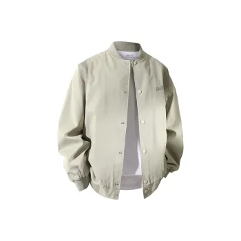 YOSICIL Jackets Coats Unisex Mustard Green