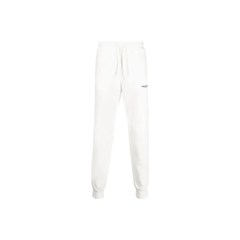 DIESEL Knitted Sweatpants Men White-0
