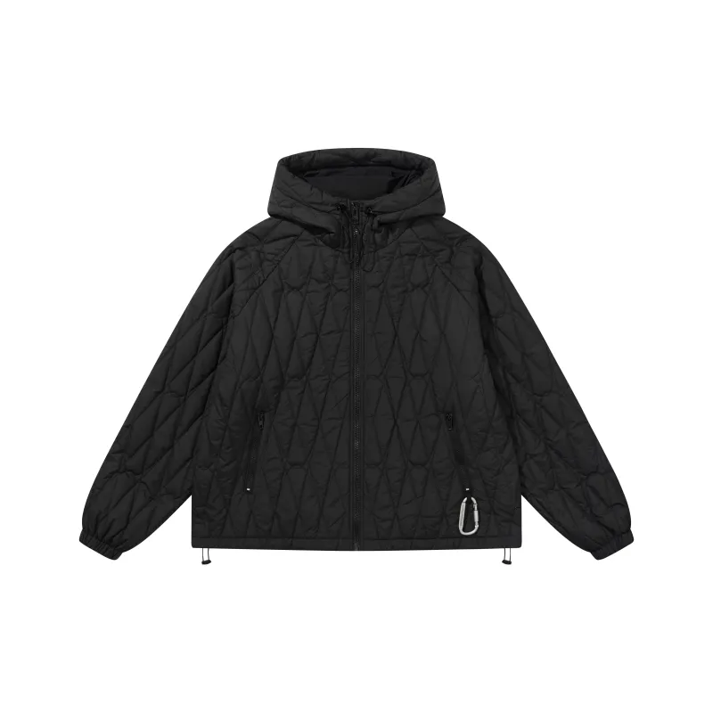 HARSH AND CRUEL Puffer Jacket Unisex Black-0