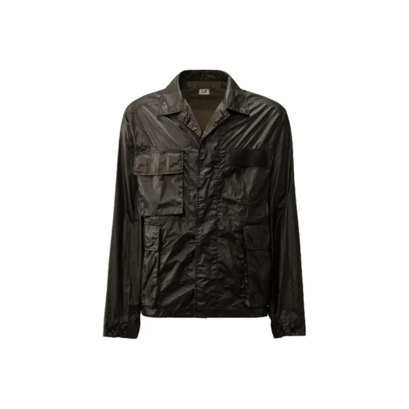 C.P. Company Lino Wax Overshirt-0