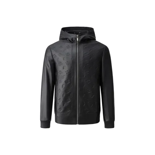 RARE Leather Jacket Men's Black