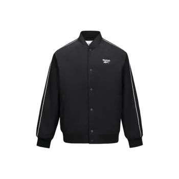 Reebok Stand Collar Sports Jackets & Coats Unisex Black