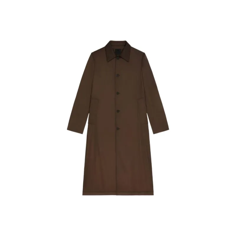 Givenchy Trench Coat Men's Brown-0