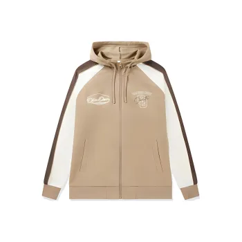 QIAODAN Jackets & Coats Men's Wheat Brown/Cream White