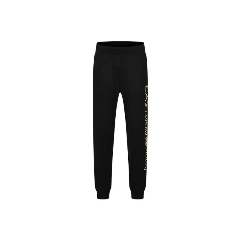 EMPORIO ARMANI Knitted Sweatpants Men Black-0