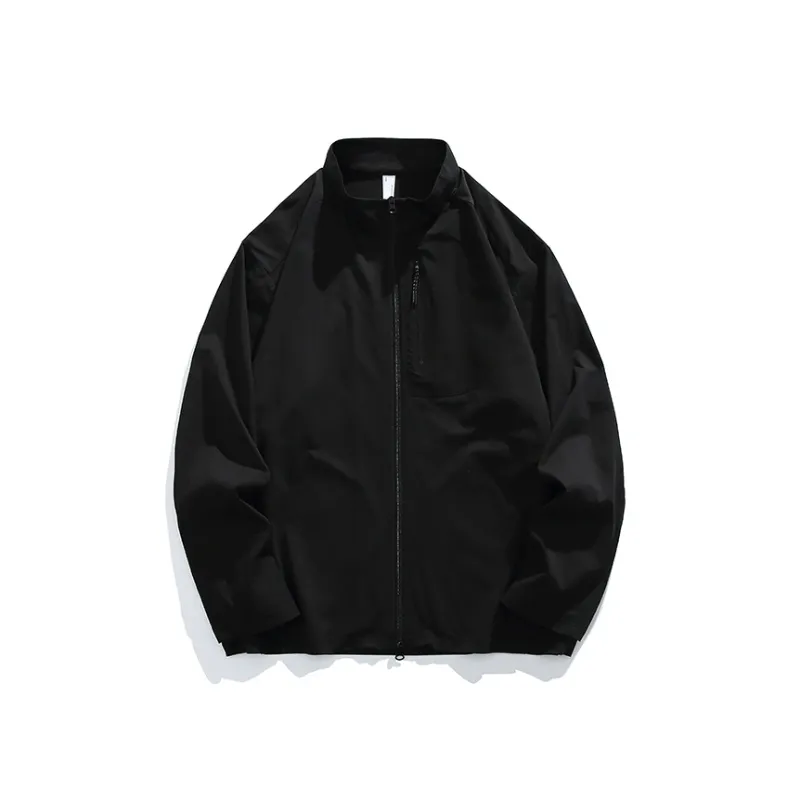 Yalu Jackets Coats Unisex Light White Gray-2
