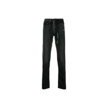 OFF WHITE Jeans Men Black