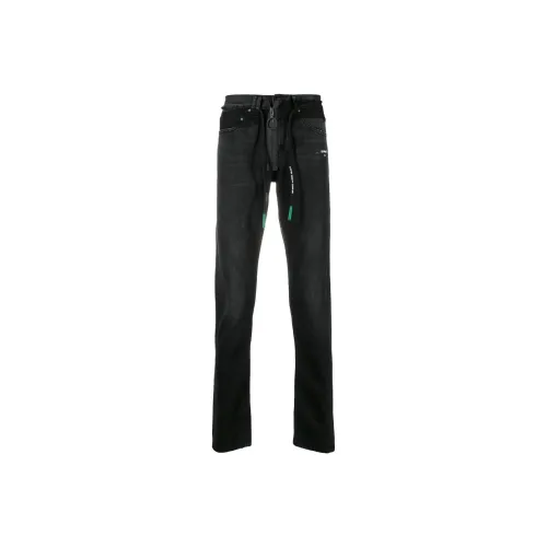 OFF WHITE Jeans Men Black