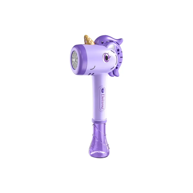Cute Baby Fully Automatic Unicorn Bubble Wand, Leak Proof Bubble Machines-4