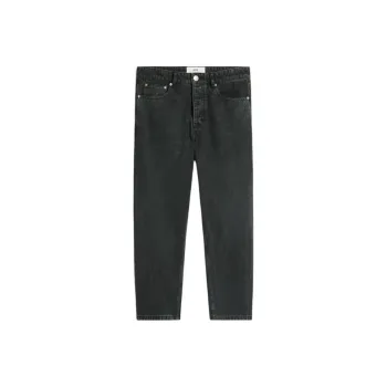 AMIPARIS Paris Logo Patch Tapered Fit Jeans