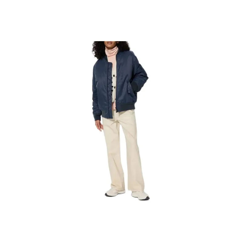 UNIQLO Puffer Jacket Unisex Navy Blue-0