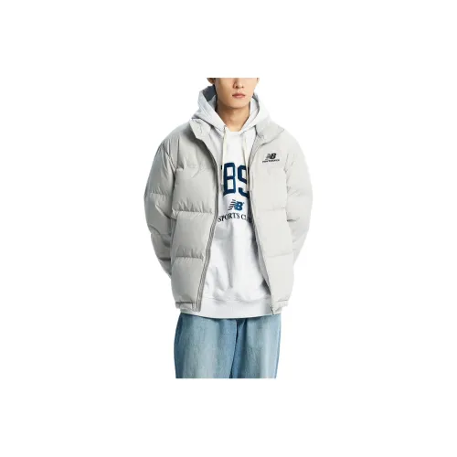 New Balance Down Jacket Unisex Light Gray