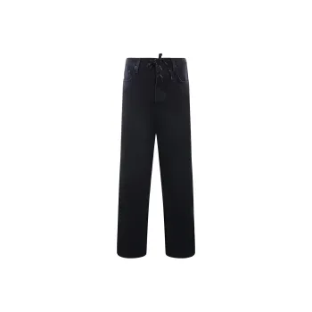Balenciaga Drawstring Baggy Jeans