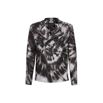 PHILIPP PLEIN Leather Jackets Men Multicolor