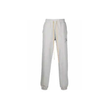 RHUDE Knitted Sweatpants Men Gray
