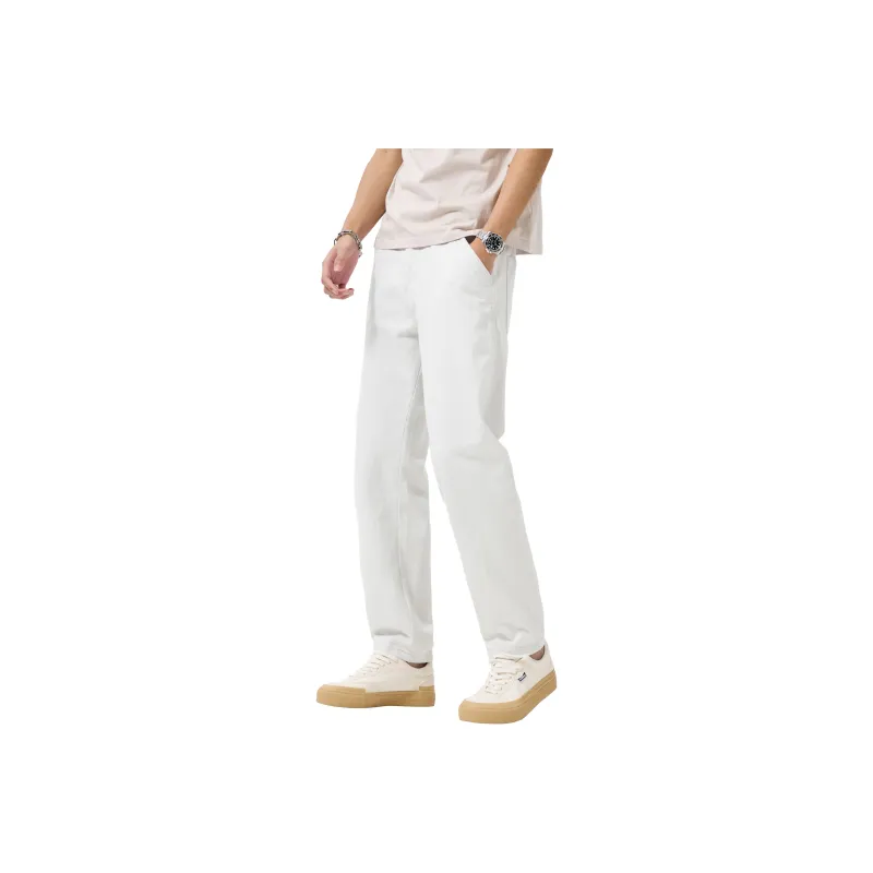 KM Jeans Unisex White-0