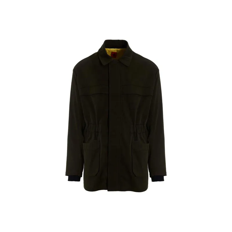 Ferrari Logo plaque Long sleeve Cotton Jacket-0