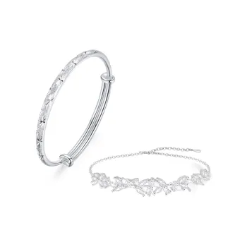 NUSQ Sterling Silver Bangles Women's