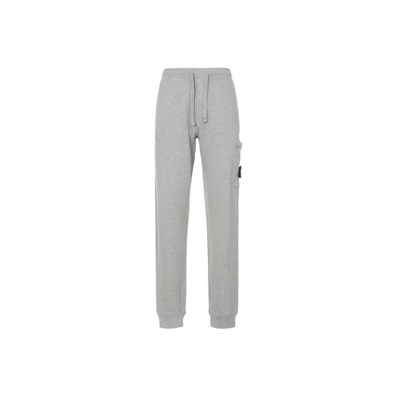 STONE ISLAND Knitted Sports Pants Men's Gray-0
