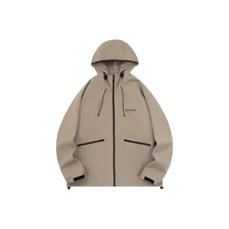Suamoment Three Proofings Top Outdoor Windproof Jacket American Casual Sports Coat Unisex-5
