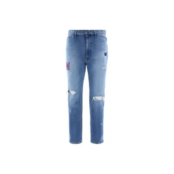 Needles Papillon Patch Denim Pants