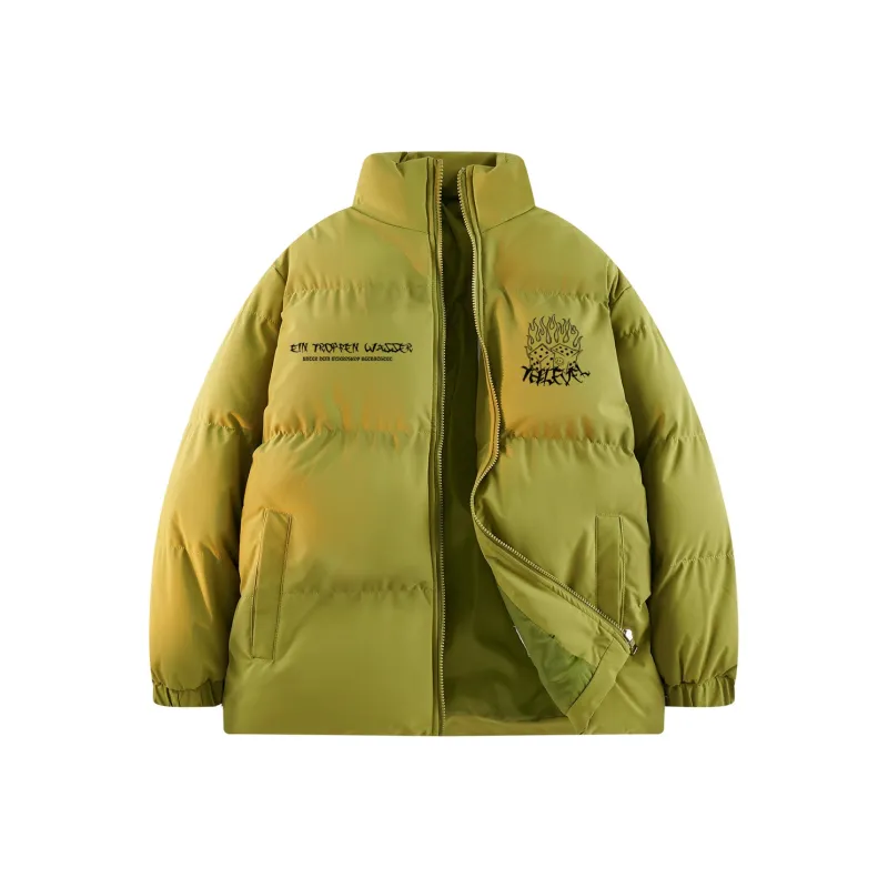 LEVEL RELAX Series Puffer Jacket Unisex Black-12