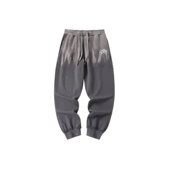 LAMLICKA Knitted Sports Pants Unisex Gray