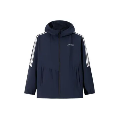 Anta Variety Training Collection Jackets Coats Men's Midnight Blue