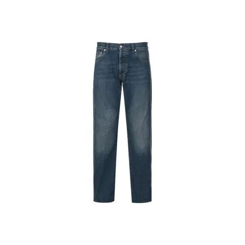 Alexander McQueen High waisted Denim Shorts