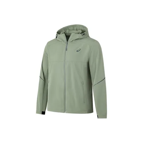 Asics Jackets & Coats Men's Army Green