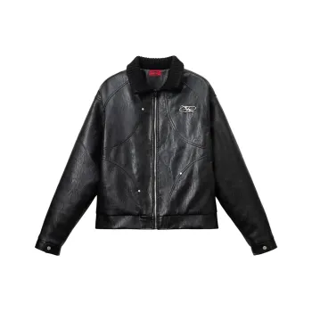 GRKC Leather Jacket Unisex Black