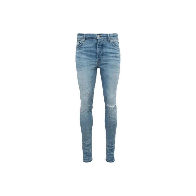 AMIRI Crystal Shotgun Jean-0