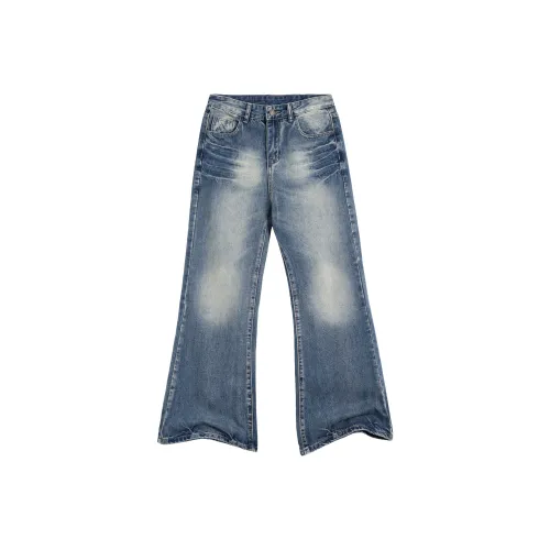 HEIYIXIANSHENG Denim Trousers Men's