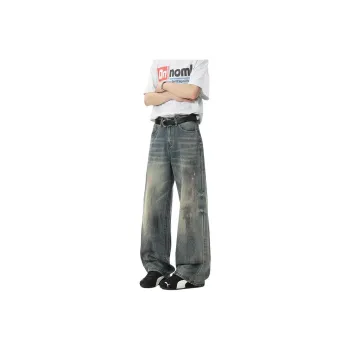EYEUNDERSTAND Jeans Unisex Vintage Blue