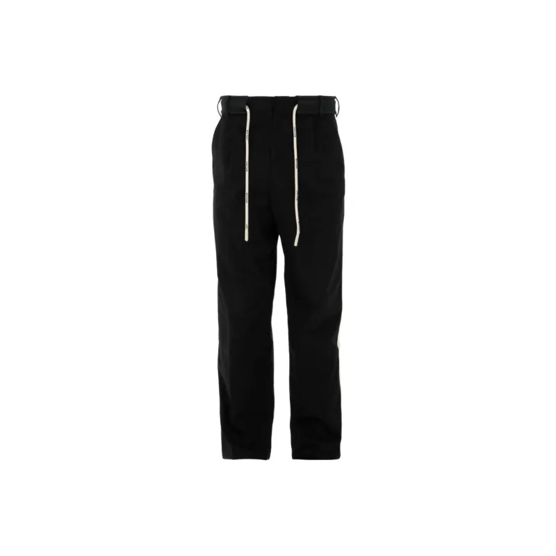 PALM ANGELS Stripe Detailed Drawstring Pants-0